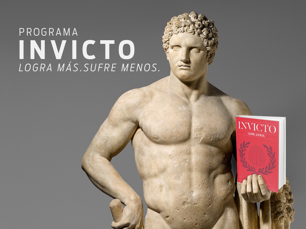 Libro Invicto - Marcos Vázquez - Estoicismo - Nuevo - Grande